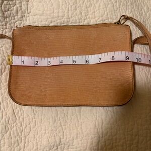 Madewell Tan leather Textured Clutch